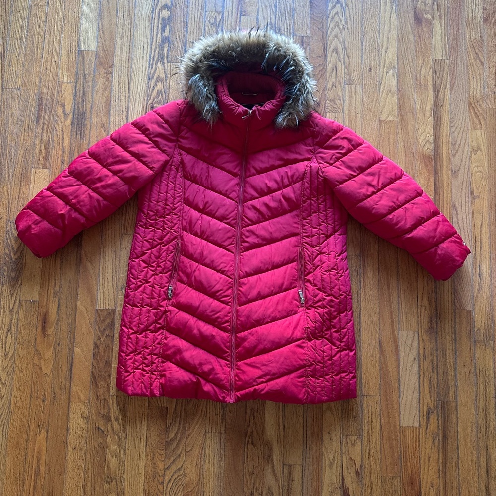 Tommy Hilfiger Red and Blue Quilted Jacket 3X like new